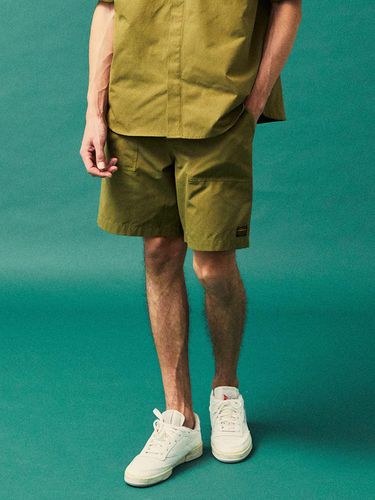 Mil-Label Pocket Uniform Short Pants_Light Khaki - Columbia University - Modalova