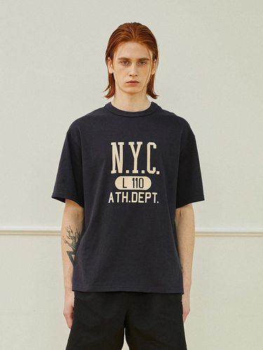 Varsity ATH.DEPT Logo T-shirt_Crown Navy - Columbia University - Modalova