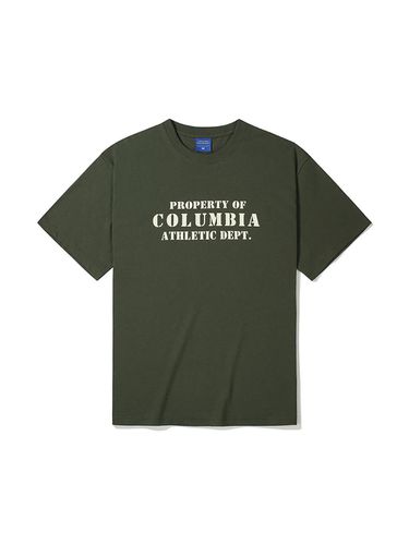 CU 60s Retro Athletic T-shirt_Khaki - Columbia University - Modalova