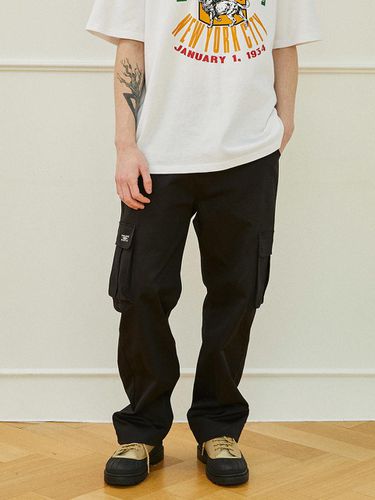 NYC Label CP Multi Pocket Loose Fit Pants_Black - Columbia University - Modalova