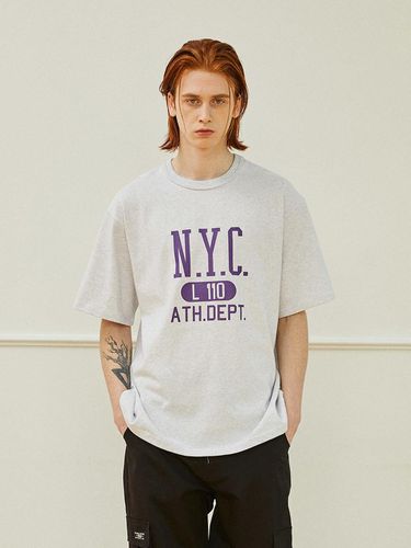 Varsity ATH.DEPT Logo T-shirt_Light Gray - Columbia University - Modalova