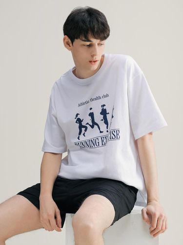 Running Logo Short Sleeves T-Shirt - 25PERCENTAGE - Modalova