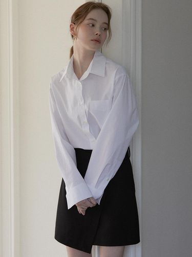 Poplin Shirt_White - LARGO - Modalova