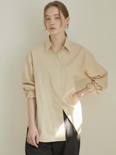 Loose Fit Shirt_Light Beige - LARGO - Modalova