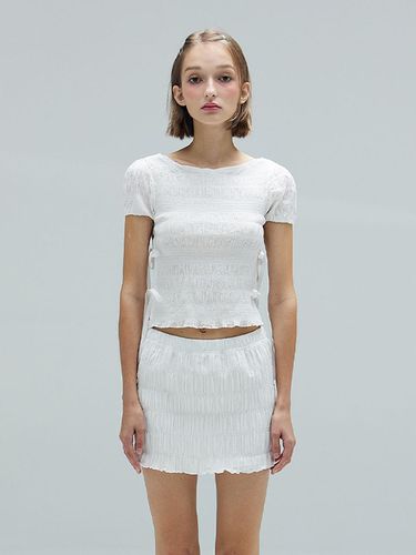 Nina Wrinkle T-shirt_White - DEARSTALKER - Modalova