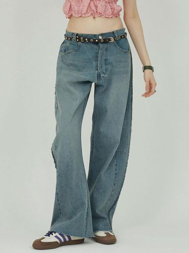 Ruru Denim Pants - afterhomeparty - Modalova