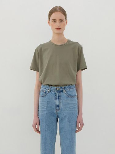 Lima Silket Cotton T-shirt (Khaki) - LEIE - Modalova