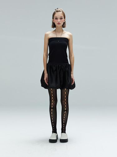 Rizz Balloon Tube Dress_Black - DEARSTALKER - Modalova