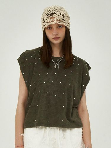 Camo Sleeveless Top - afterhomeparty - Modalova