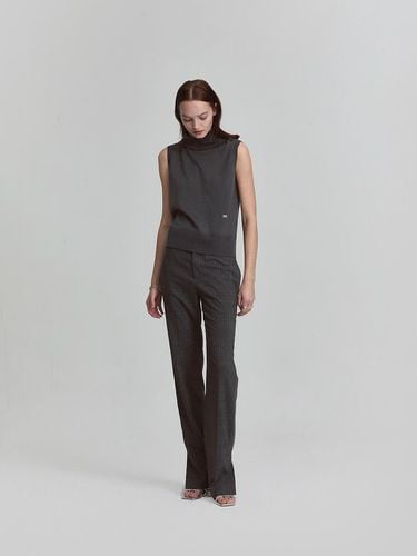 Genderless Mid Rise Slim Flare Leg Pants - L’H.A.S - Modalova