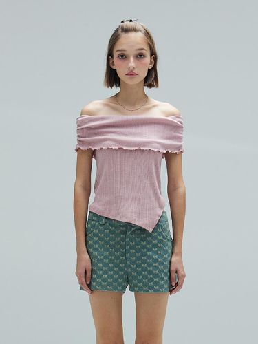 Lidia Off Shoulder T-shirt_Pink - DEARSTALKER - Modalova