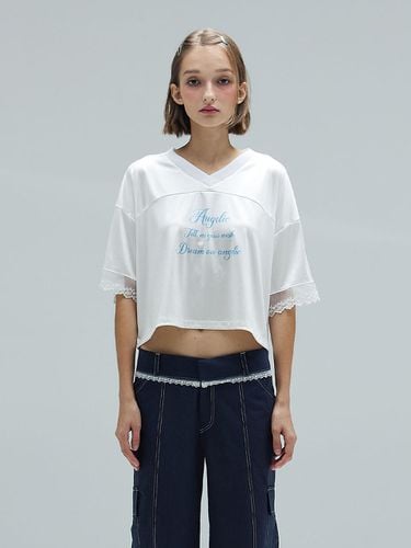 Angelic Lace Soccer T-shirt_White - DEARSTALKER - Modalova