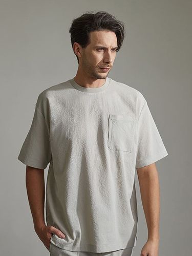 Seersucker Aero Stretch T-shirt - birbante - Modalova