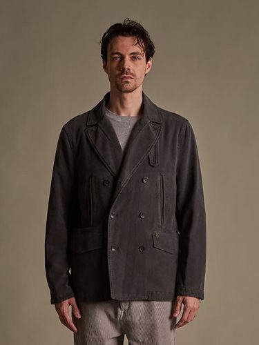 Moleskin Double Jacket_Dark Grey - birbante - Modalova