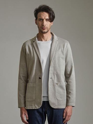 Jacquard Cotton Cardigan Jacket - birbante - Modalova