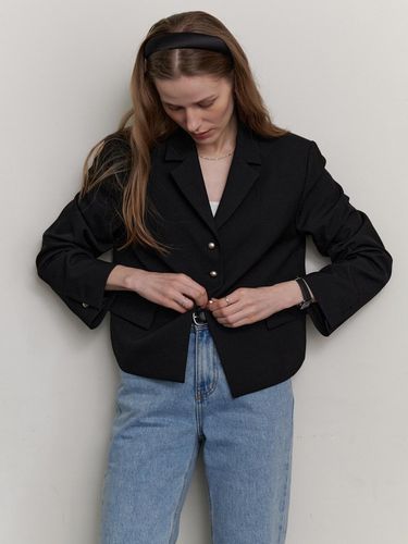 A Essential Collar Jacket_Black - AMONG - Modalova