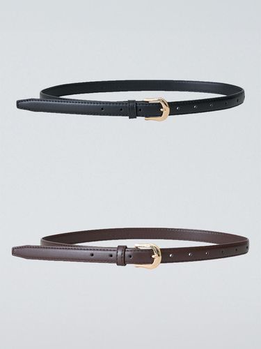 Basic Round Slim Buckle Belt - DEANS - Modalova