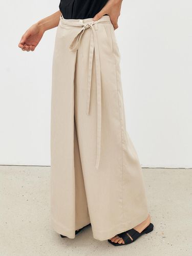 TFR Wrap Button Skirt Pants (2 Color) - MOHAN - Modalova