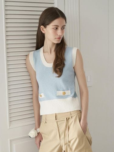 Camelia Sleeveless Vest_2 Color - LEMEME - Modalova