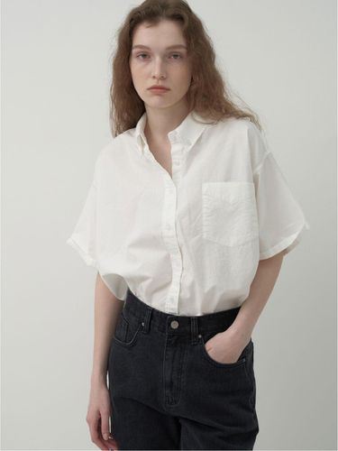 Box Fit Half Sleeve Washed Shirt - MOTT - Modalova