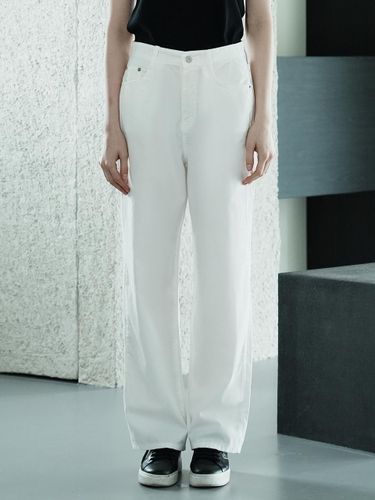 W1043 WIDE COTTON PANTS - WAAR - Modalova