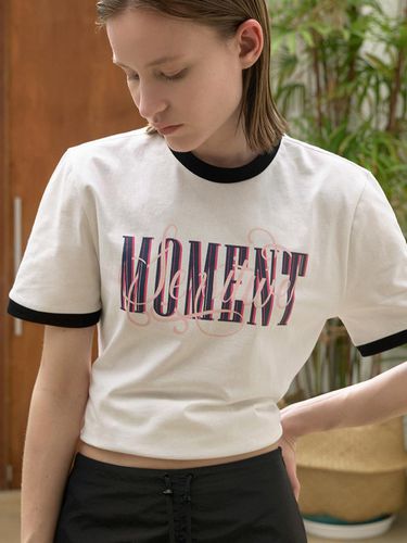 Moment Contrast T-Shirt_White - Atelier Nain - Modalova