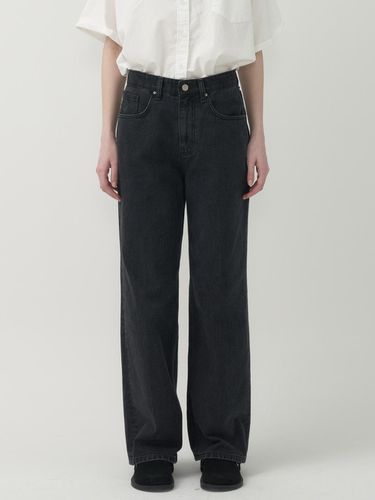 Natural Wide Denim - Black - MOTT - Modalova