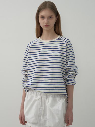 Raglan Stripe T-shirt - Blue - MOTT - Modalova