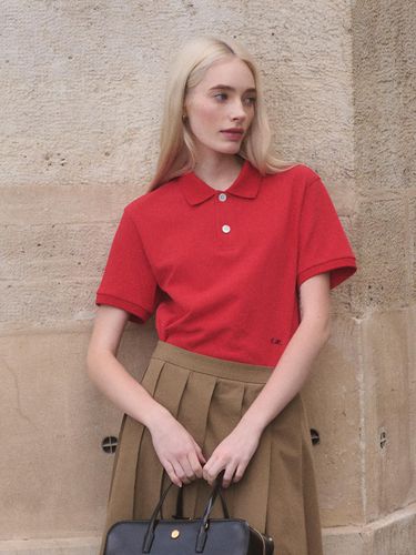 French Pique Top_Red - LEMEME - Modalova