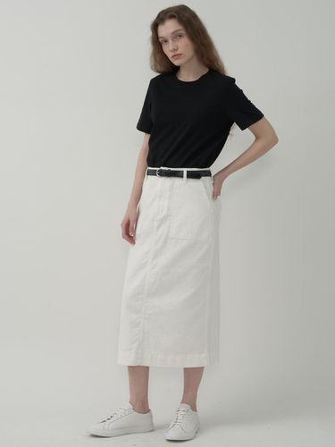 Pocket Edition Non-fade Denim Skirt - MOTT - Modalova