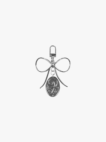 Ribbon Keyring_Silver - PINK PINEAPPLE - Modalova