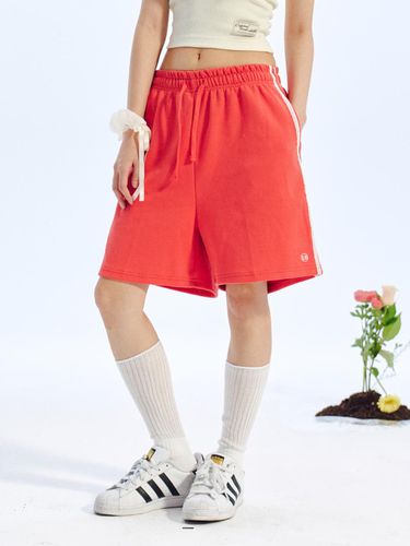 Industry Lace Wide Shorts_Red - LOWBI - Modalova