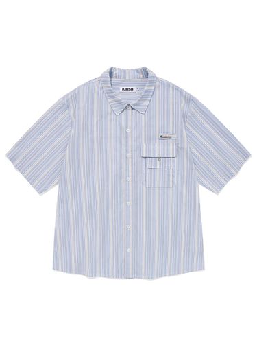 Multi Stripe Short Sleeve Shirt [Sky] - KIRSH - Modalova