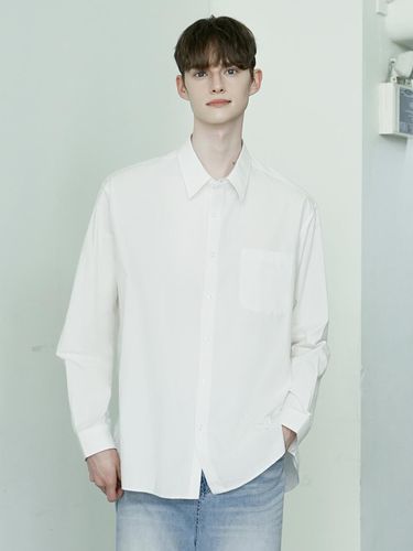 Solid Cotton Shirt - WAAR FOR MEN - Modalova