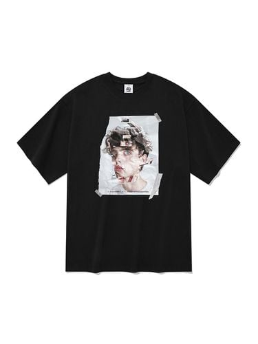 Face Short Sleeves T-Shirt - Black - RADINEO - Modalova