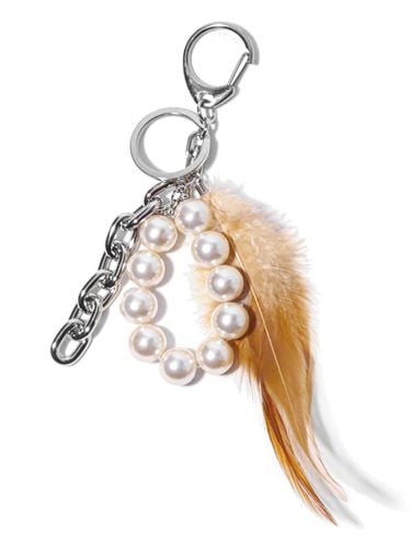 Feather Pearl Key Ring - BASEMOMENT - Modalova