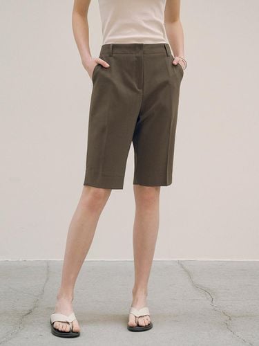 Summer Poly Short Pants_Brown - Siyazu - Modalova