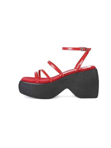 S Platform Sandals_Red - OSOI - Modalova