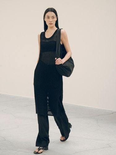 Punching Knit Dress_Black - Siyazu - Modalova