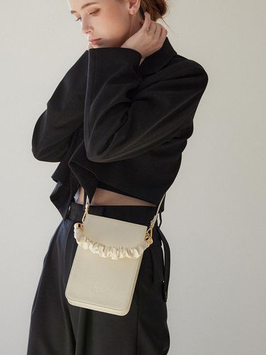 Vegan Leather Ruche Bag - RaJu - Modalova