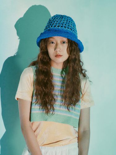 Square Hat_Blue - MISU A BARBE - Modalova