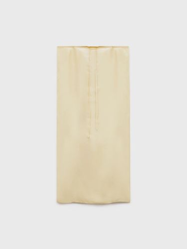 Two Layers Wide String Silk Skirt - Arch The - Modalova