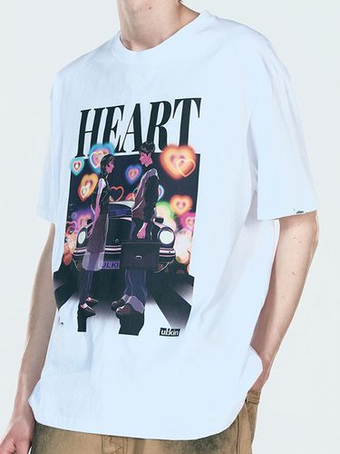 X TREE 13 Artist Heart T-shirt_White - ULKIN - Modalova