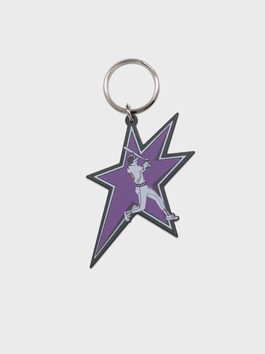 Baseball Star Keychain - Purple - CAMELWORK - Modalova