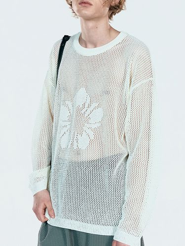 MUGUNG Crochet Knit Pullover - ULKIN - Modalova