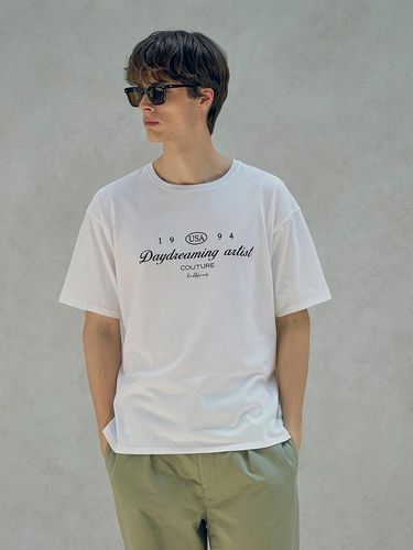 Day Dreaming Printing T-shirt_White - HALBKREIS LAYOUT - Modalova