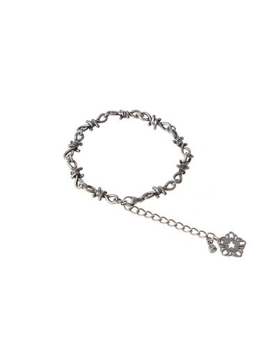 Barbed Chain Bracelet_Antique Silver - ULKIN - Modalova