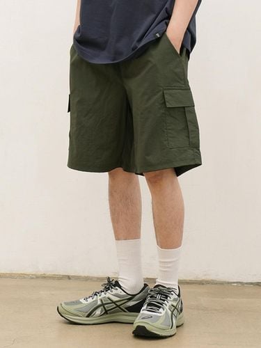 Nylon Cargo Shorts - Green - CAMELWORK - Modalova