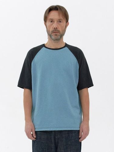 Tail Raglan Knit T-shirt_Turkish Blue/ - KNITLY - Modalova