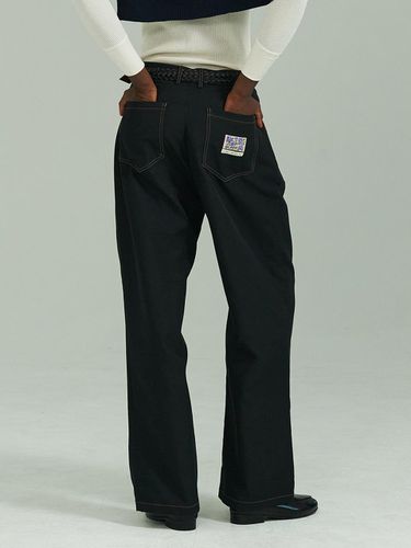 Archive Double Face Fabric Stitch Detail Pants - beyondcloset - Modalova